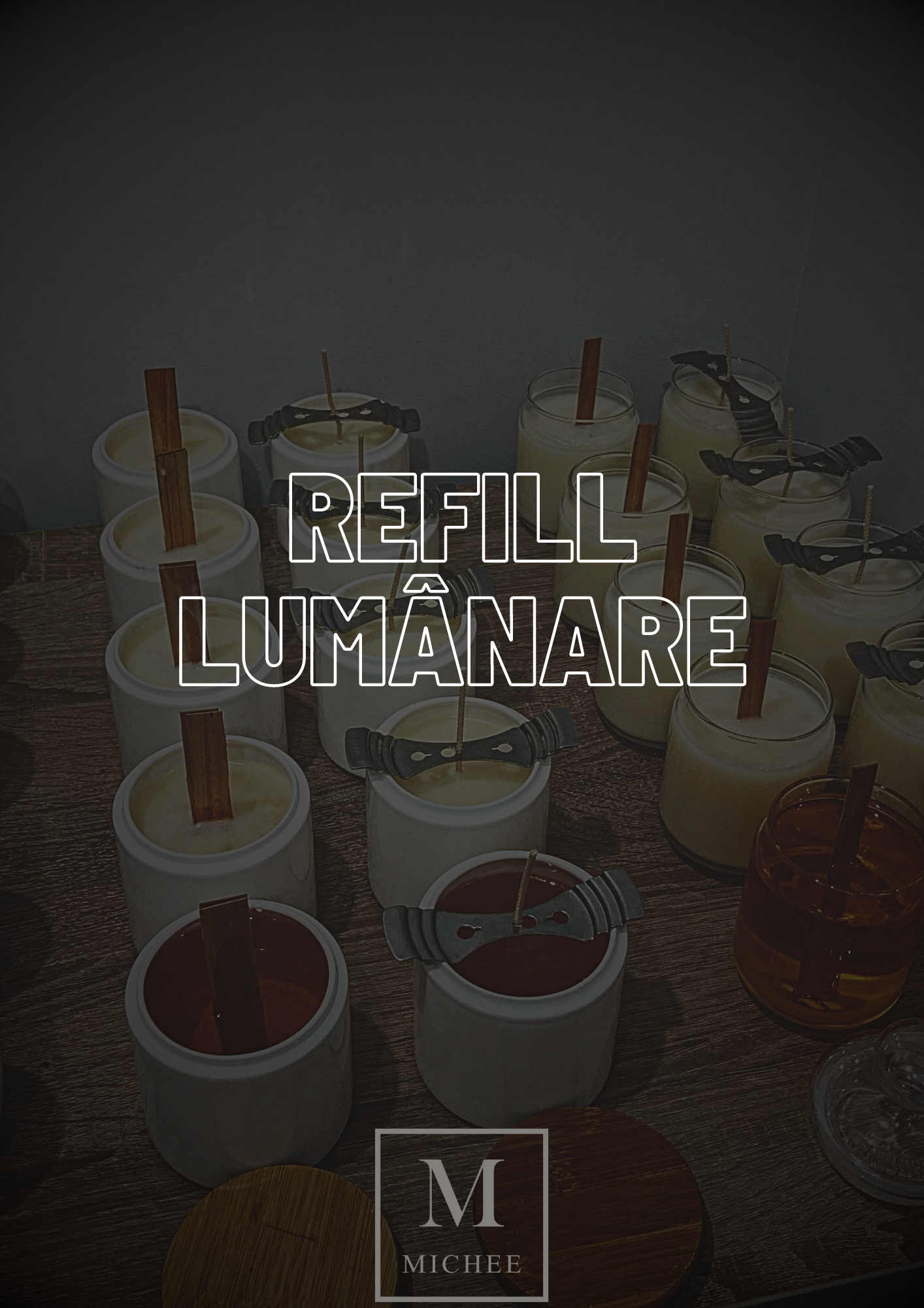 Refill Lumânare by MICHEE. Serviciu exclusiv în Republica Moldova. Reutilizează recipientul de la Michee și beneficiază de reducere