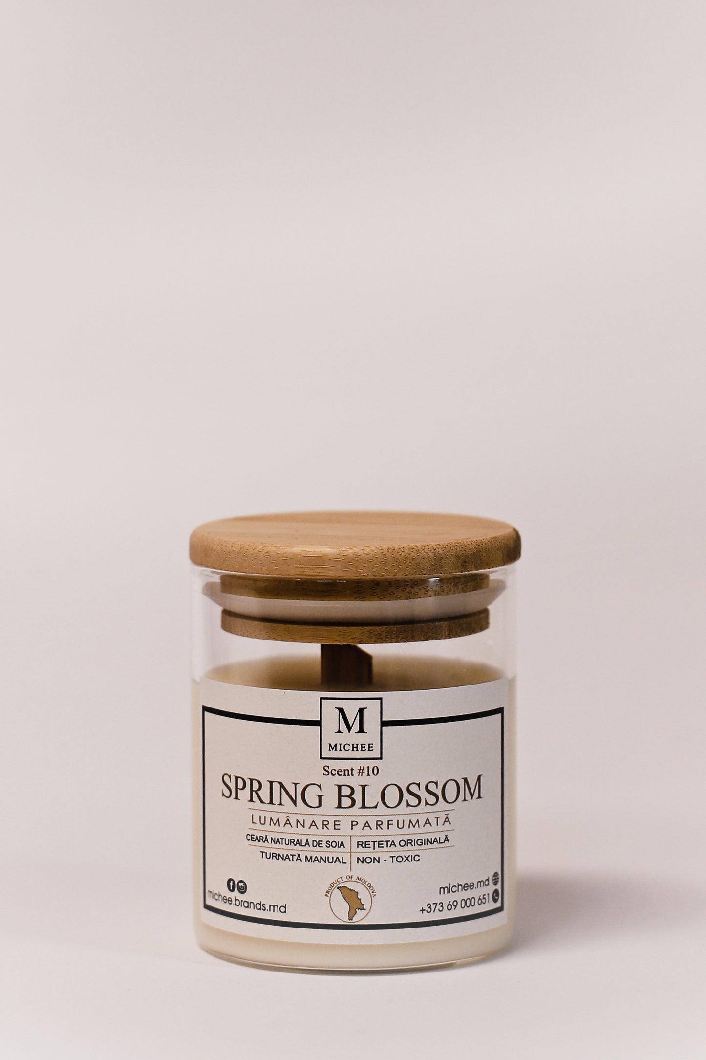 Lumânare parfumată - Spring Blossom - Vela WoodWick by MICHEE lumanari parfumate